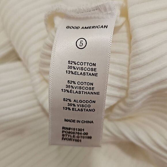 *sold*Good American Chunky Ribbed Tank Sz 5 /2XL - Picture 10 of 10